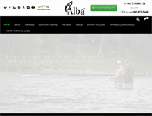 Tablet Screenshot of albagamefishing.com